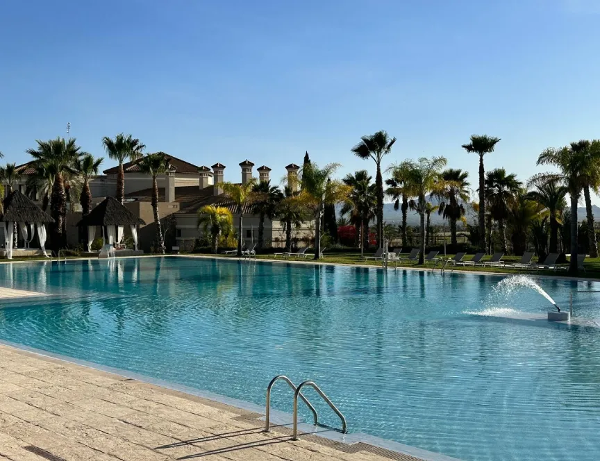 Natural stone texture used in Omala residences architecture