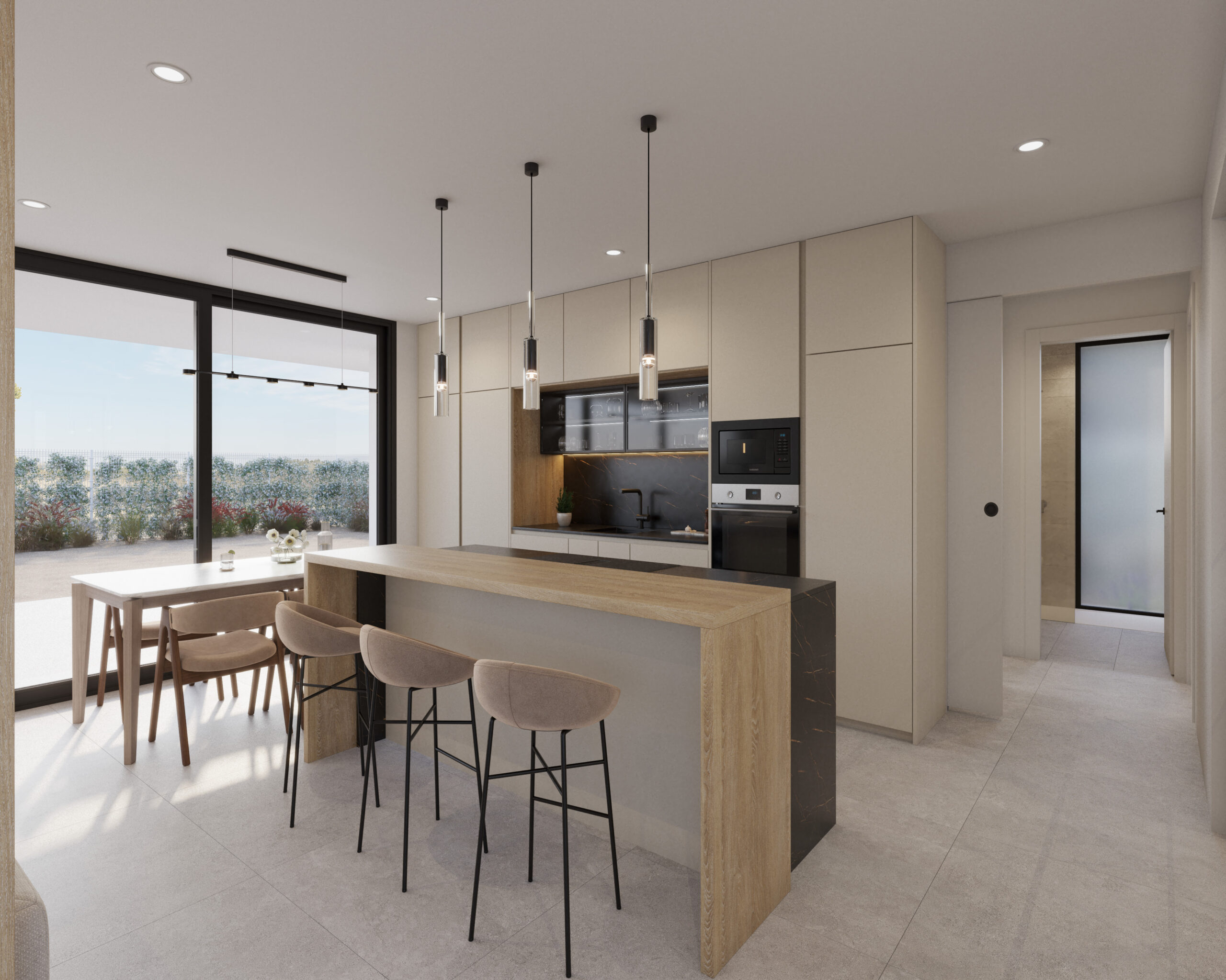 Living & dining room